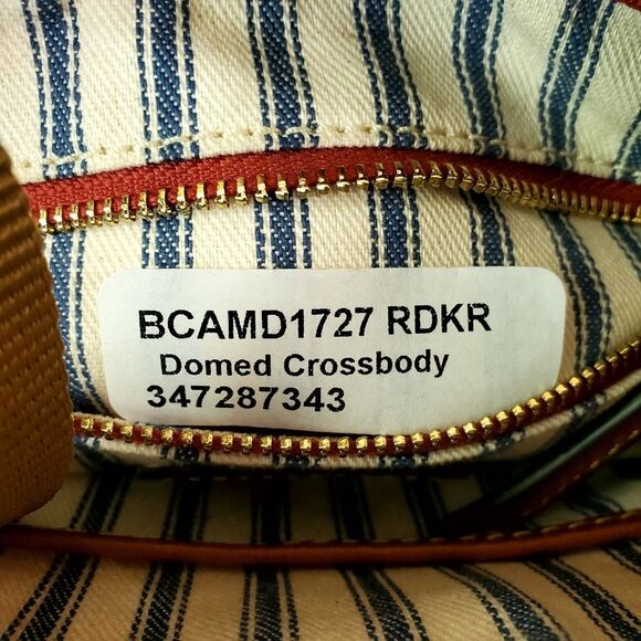 DOONEY & BOURKE Red Wayfarer Domed Crossbody Bag - Picture 4 of 9